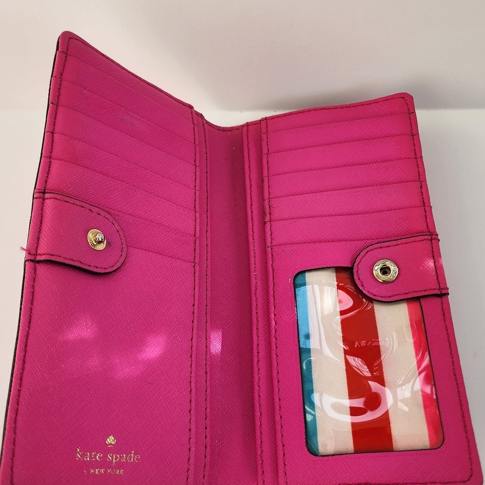 Kate Spade Wallet Hot Pink - Picture 10 of 13